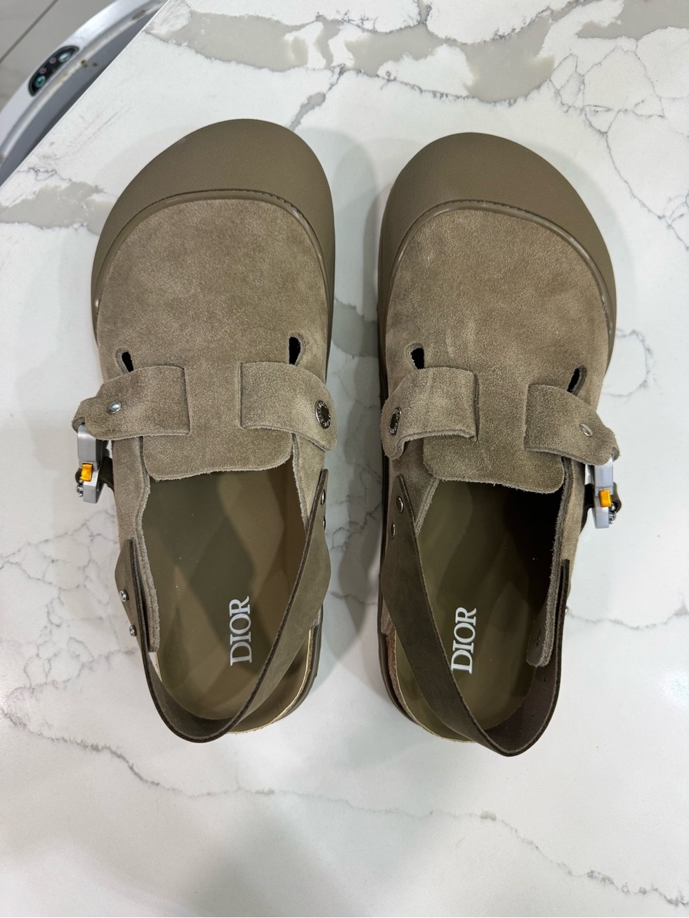 DIOR Birkenstock Tokio Mule Suede
Leather Sandals Dior - Picture 5 of 8